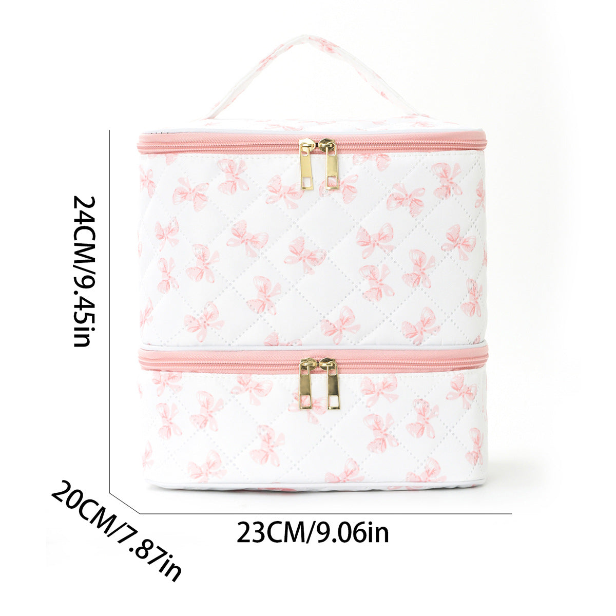 Kosmetik-Organizer-Tasche mit Praktischem Zweigeteiltem Design Brehn