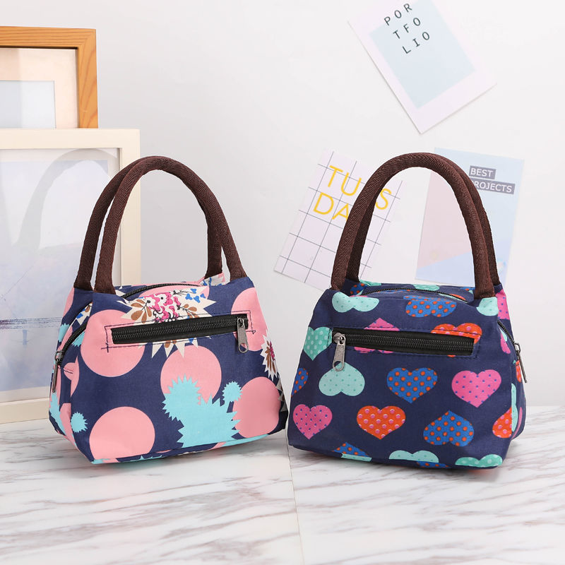 Floral Print Isolierte Lunch-Tragetasche Brehn