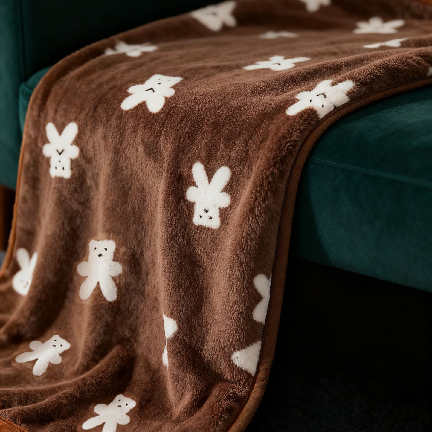 Damen Gemusterte Kuscheldecke Brehn