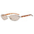 Damen elegante Sonnenbrille mit schützendem UV-Filter und schmalem Rahmen Brehn