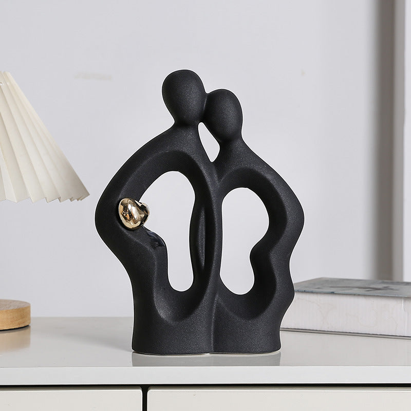moderne und stilvolle Tischskulptur Brehn