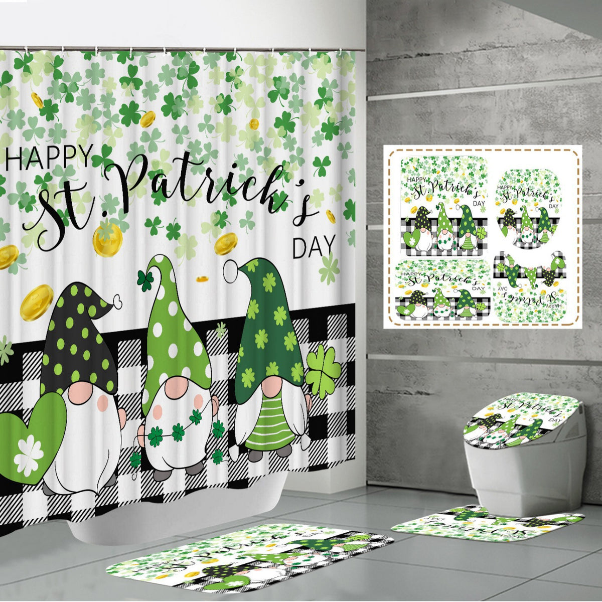 St. Patrick's Day Themen-Badset Brehn