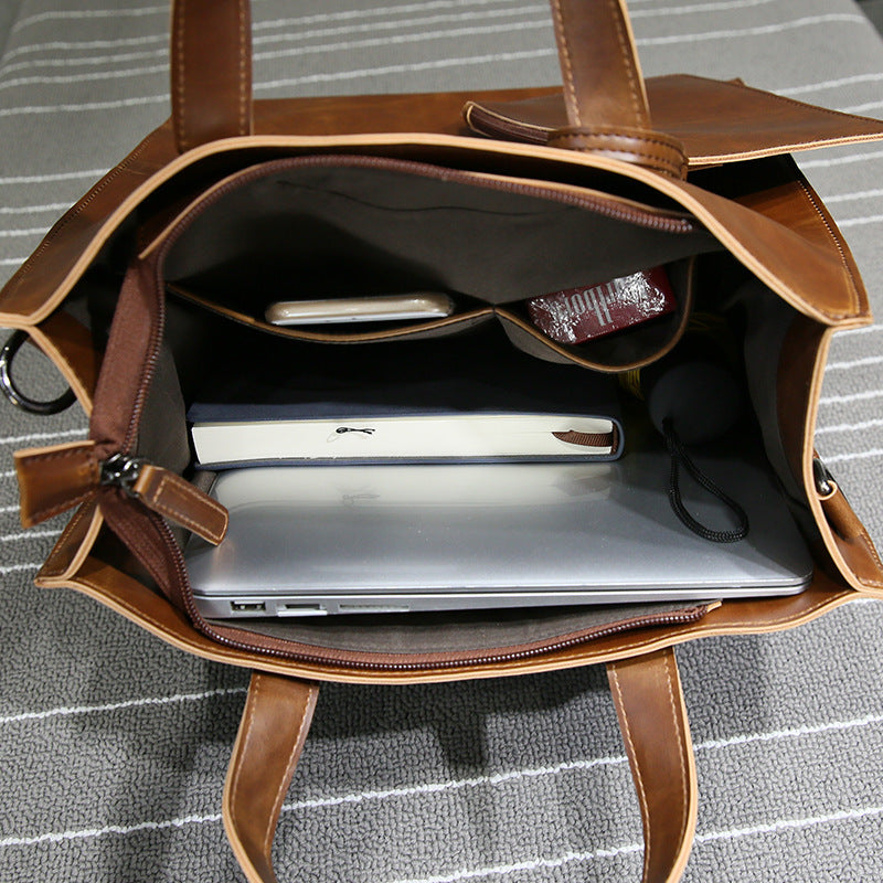 Stilvolle und Geräumige Ledertasche Brehn
