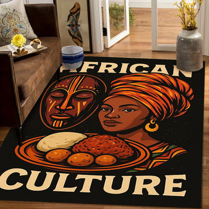 Künstlerischer afrikanischer Teppich Brehn
