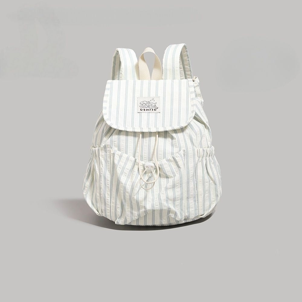Freizeit-Rucksack Im Verspielten Streifen-Design Brehn