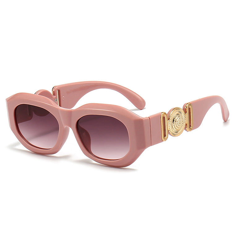 Elegante sechseckige Rahmen-Sonnenbrille