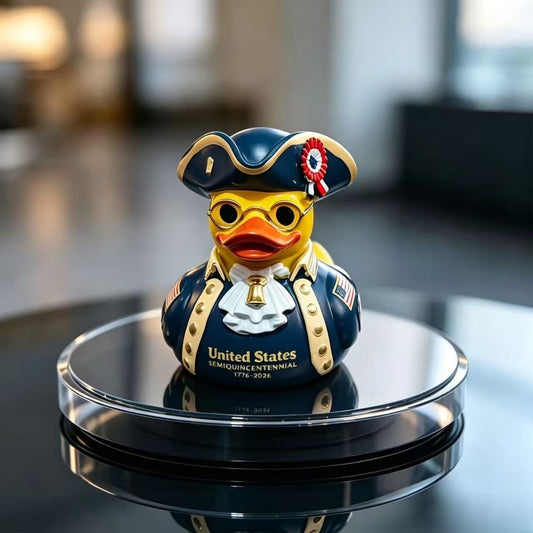 Patriotische Dekorative Gummi-Entenstatue Brehn