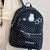 Spaß Polka-Dot-Printed Rucksack