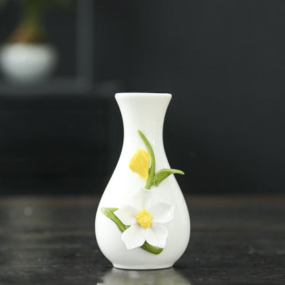 Florale Kunst Keramikvase Brehn