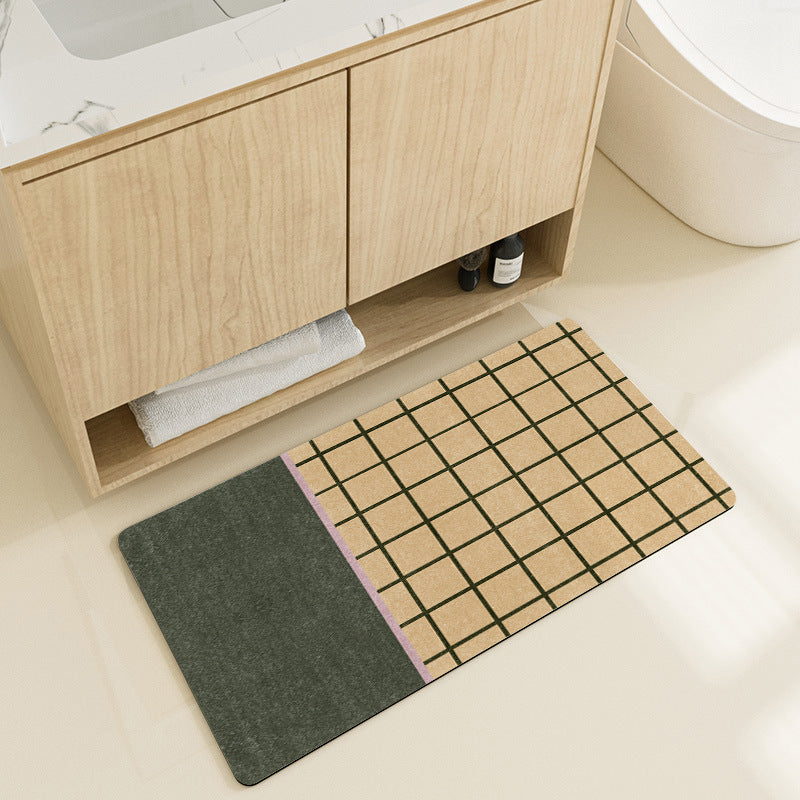 Stylische geometrische Muster-Badmatte Brehn