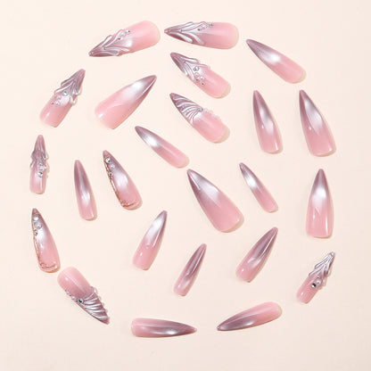 Elegante 3D-Gel-Nagelkunstverlängerungen Brehn