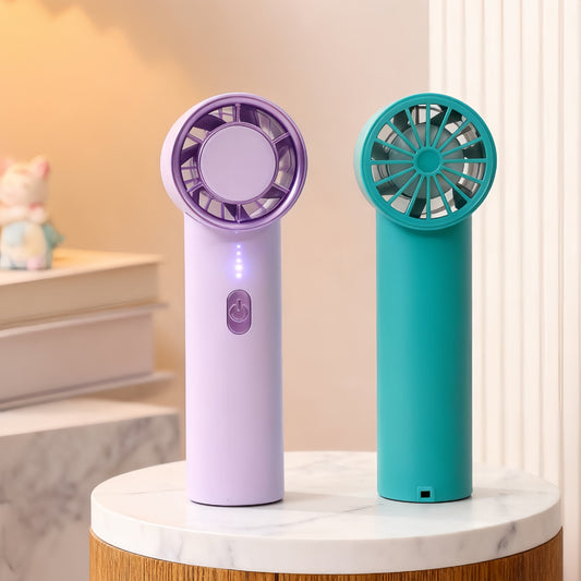 Damen Tragbarer Handventilator mit USB-Ladefunktion und flexiblem Design Brehn