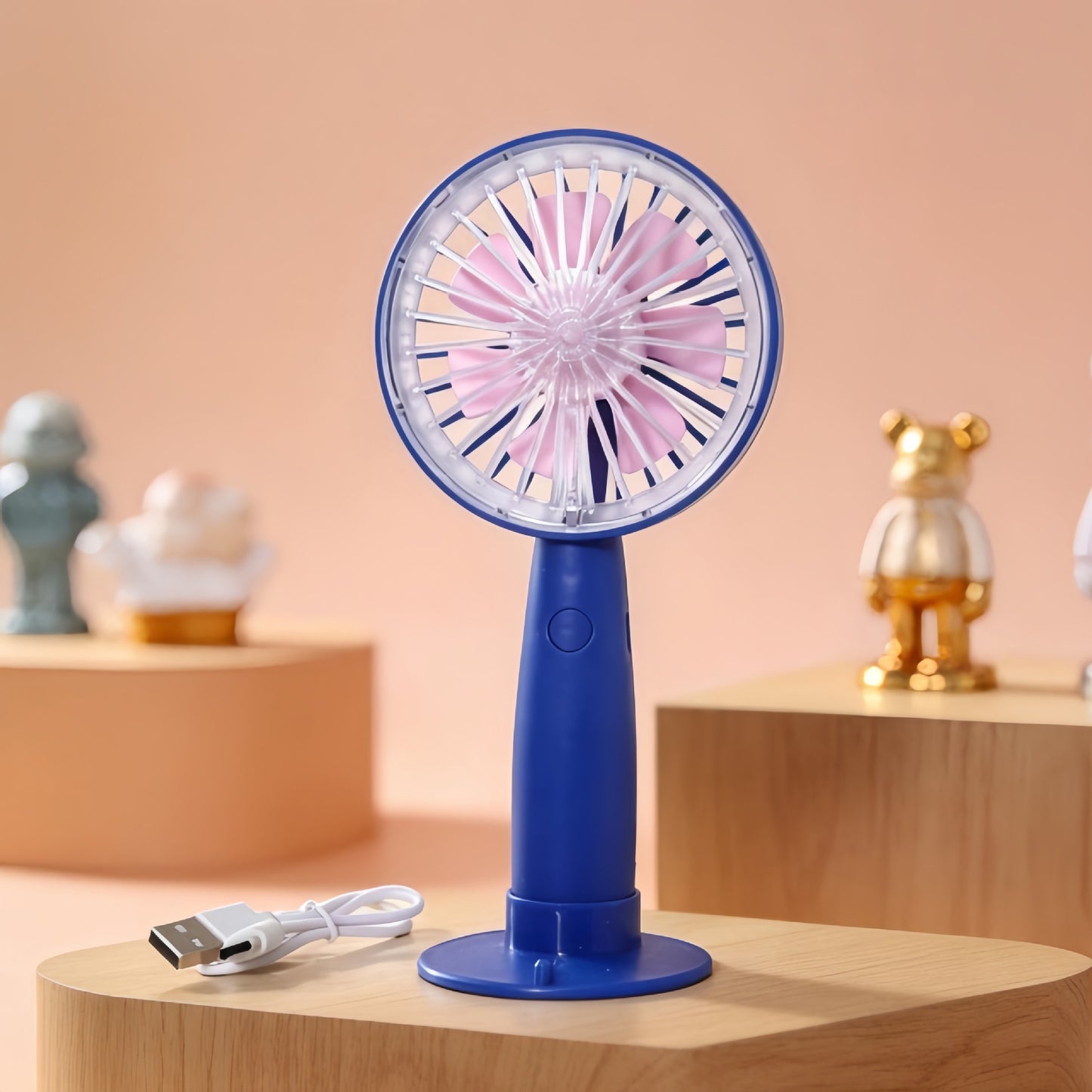 Damen tragbarer Handventilator mit USB-Anschluss und innovativem Design Brehn