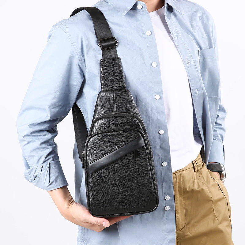 Premium Leder Umhängetasche Brehn