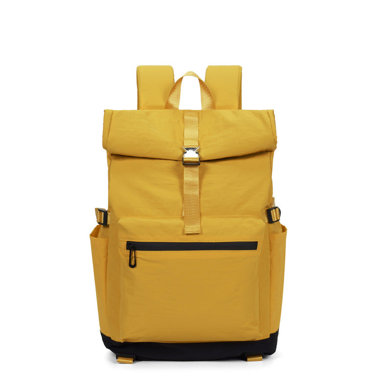 Rolltop Reis Rucksack Brehn