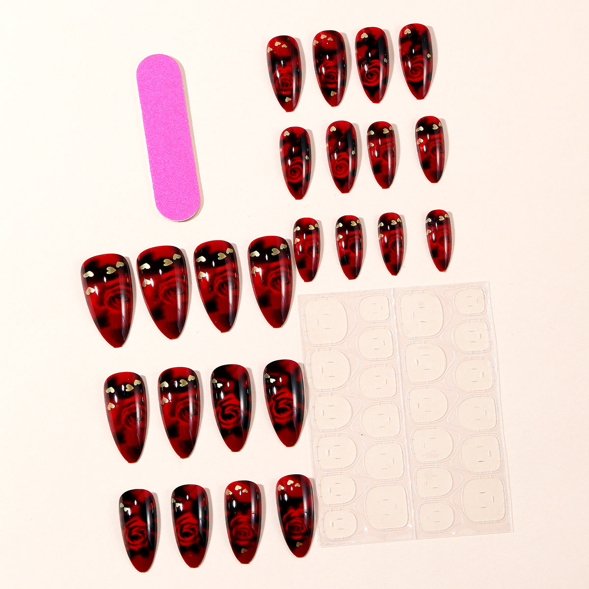 Künstlerische florale Stiletto-Nagelkunstverlängerungen Brehn