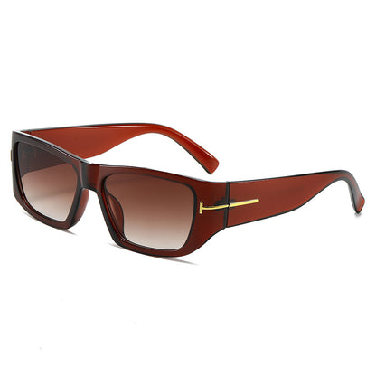 Retro-Inspirierte Übergroße Quadratische Sonnenbrille Brehn
