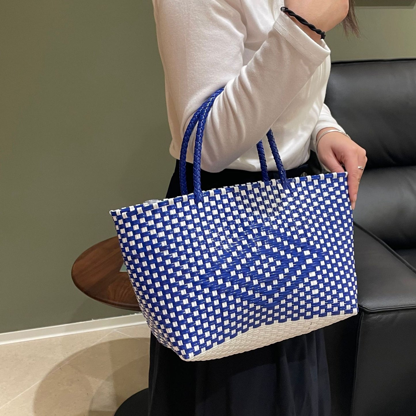 Woven Shopper-Tasche Brehn