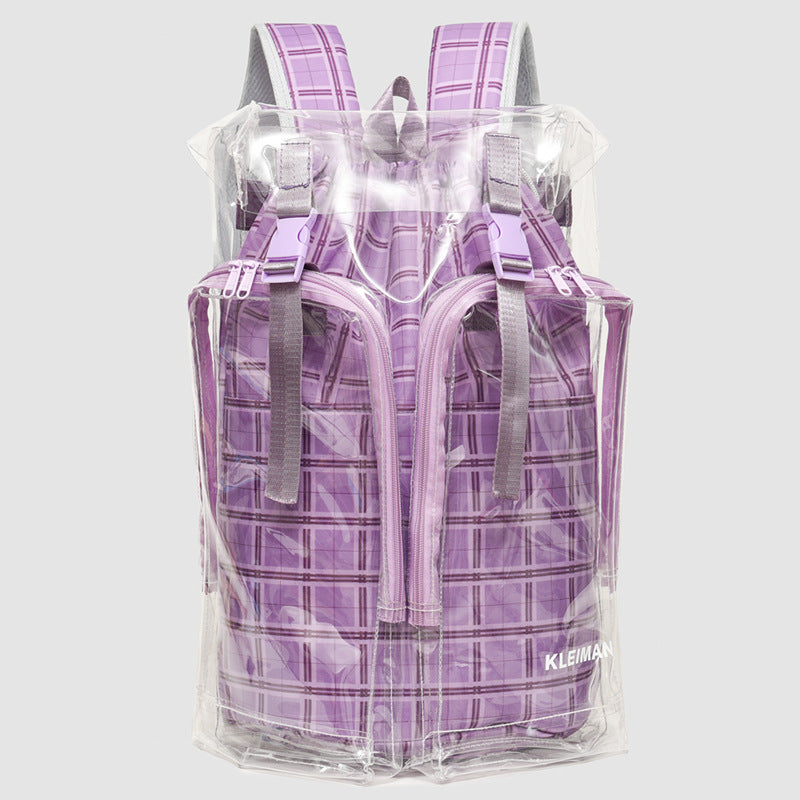 Transparenter Rucksack
