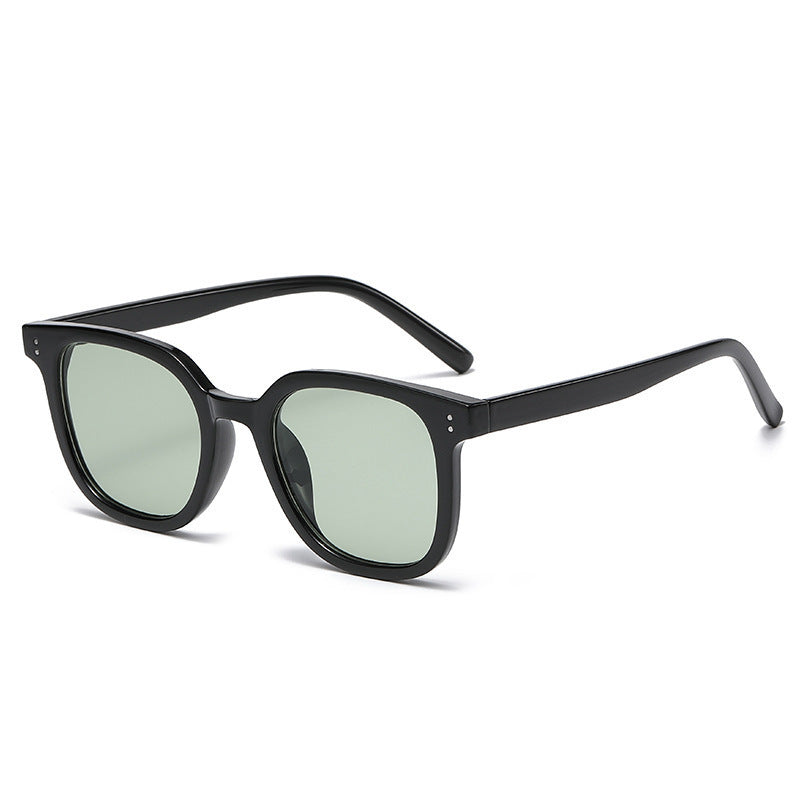 Damen auffällige Retro-Sonnenbrille mit gelb-tönenden Gläsern Brehn