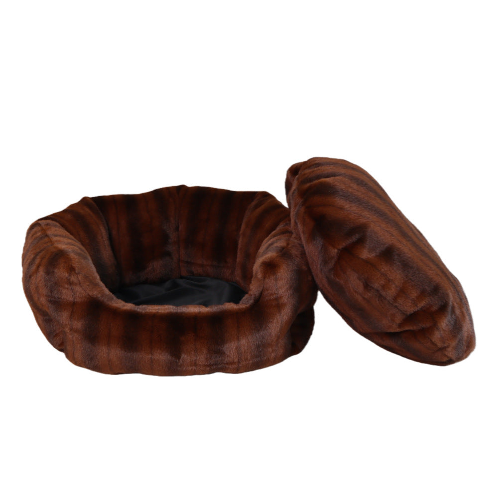 Luxuriöses Plüsch-Hundebett