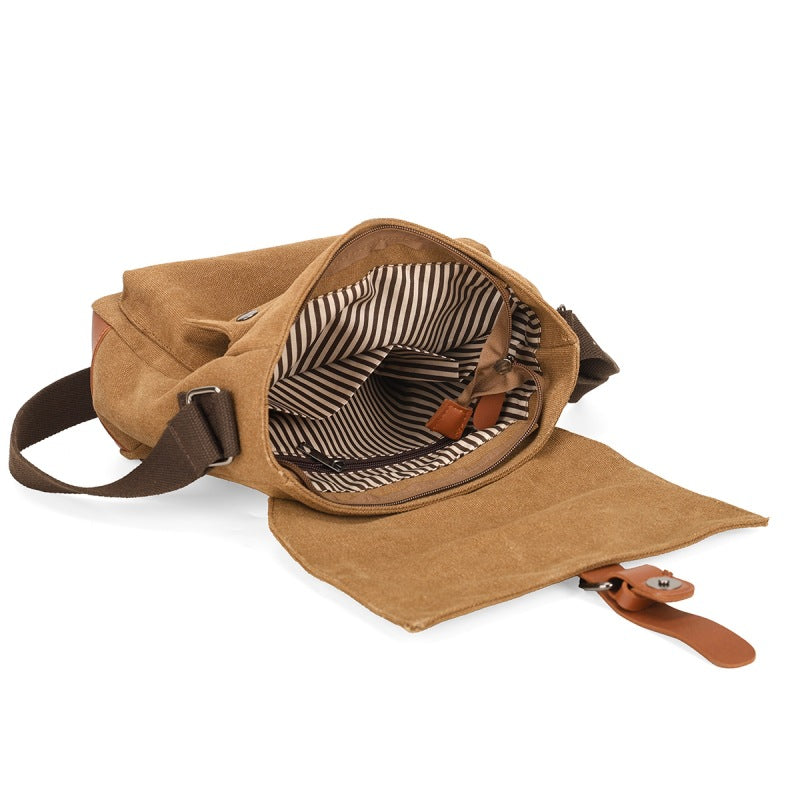 Vintage-inspiriert Canvas Messenger Bag Brehn