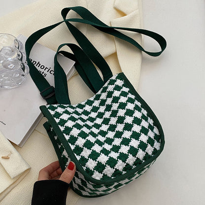 Strukturiert Gewebte Handtasche