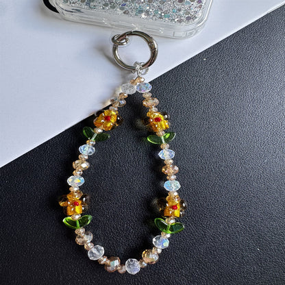 Floral Perlen Schlüsselanhänger Kette Brehn