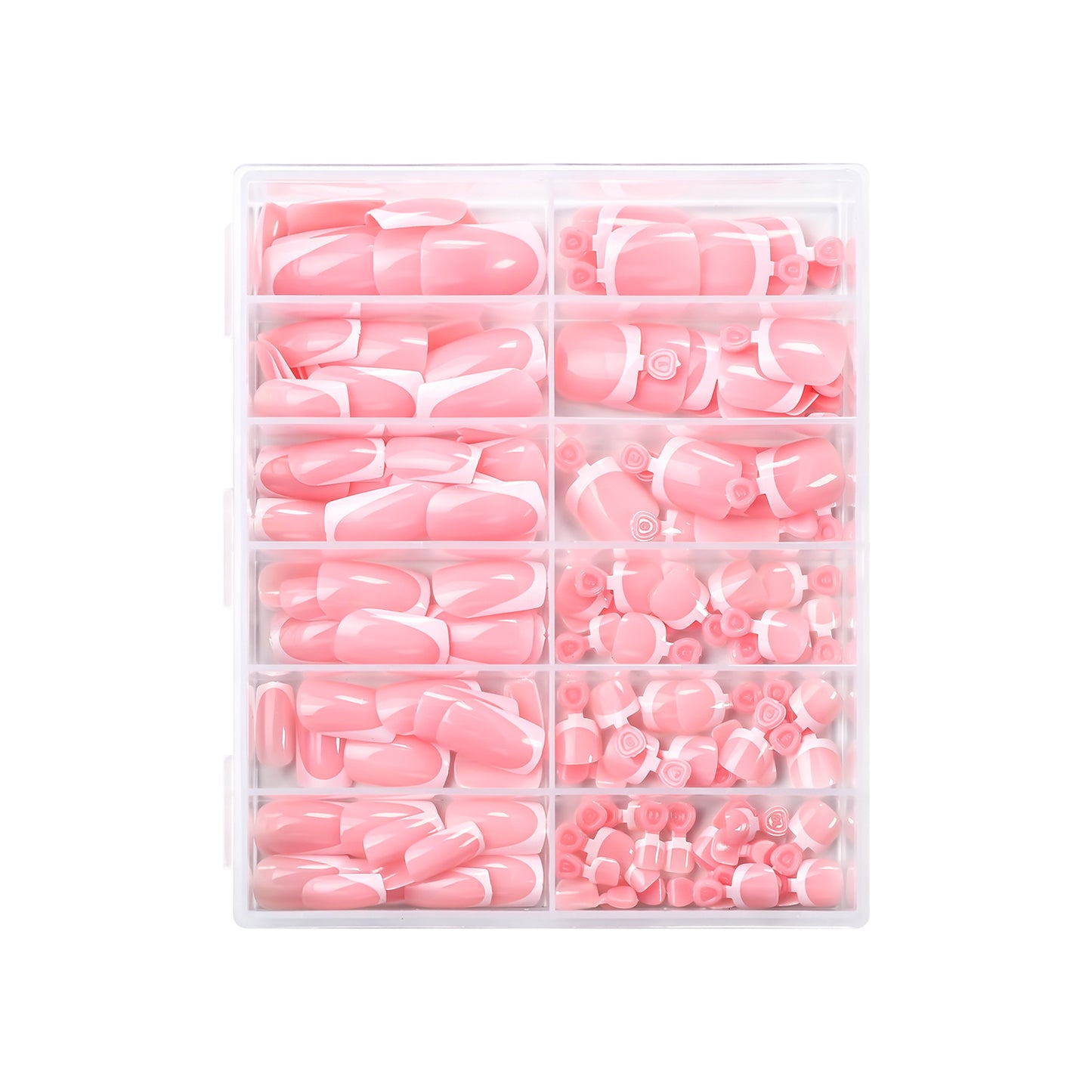 Premium French Tip Press-On Nail Tips Kollektion Brehn