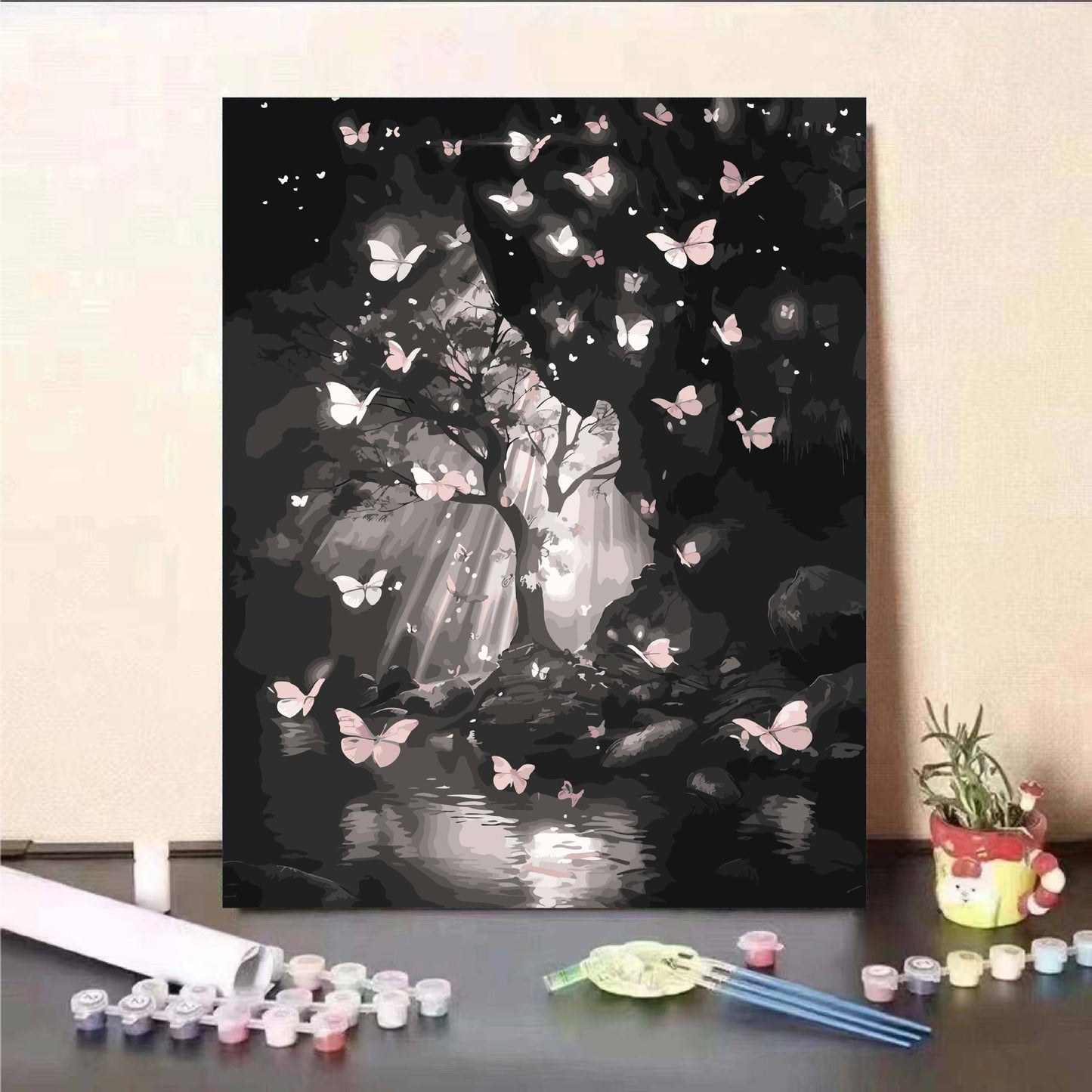 Floral Fantasy Malen nach Zahlen Wandkunst Brehn