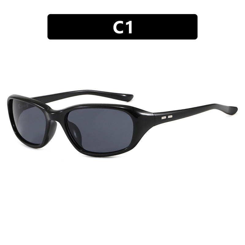 Damen sportliche Sonnenbrille mit breitem, ergonomischem Rahmen Brehn
