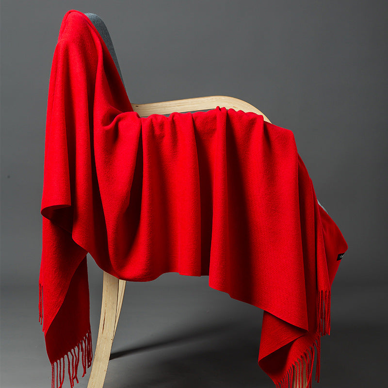 Luxuriöse Cashmere-Mischung Wurfdecke