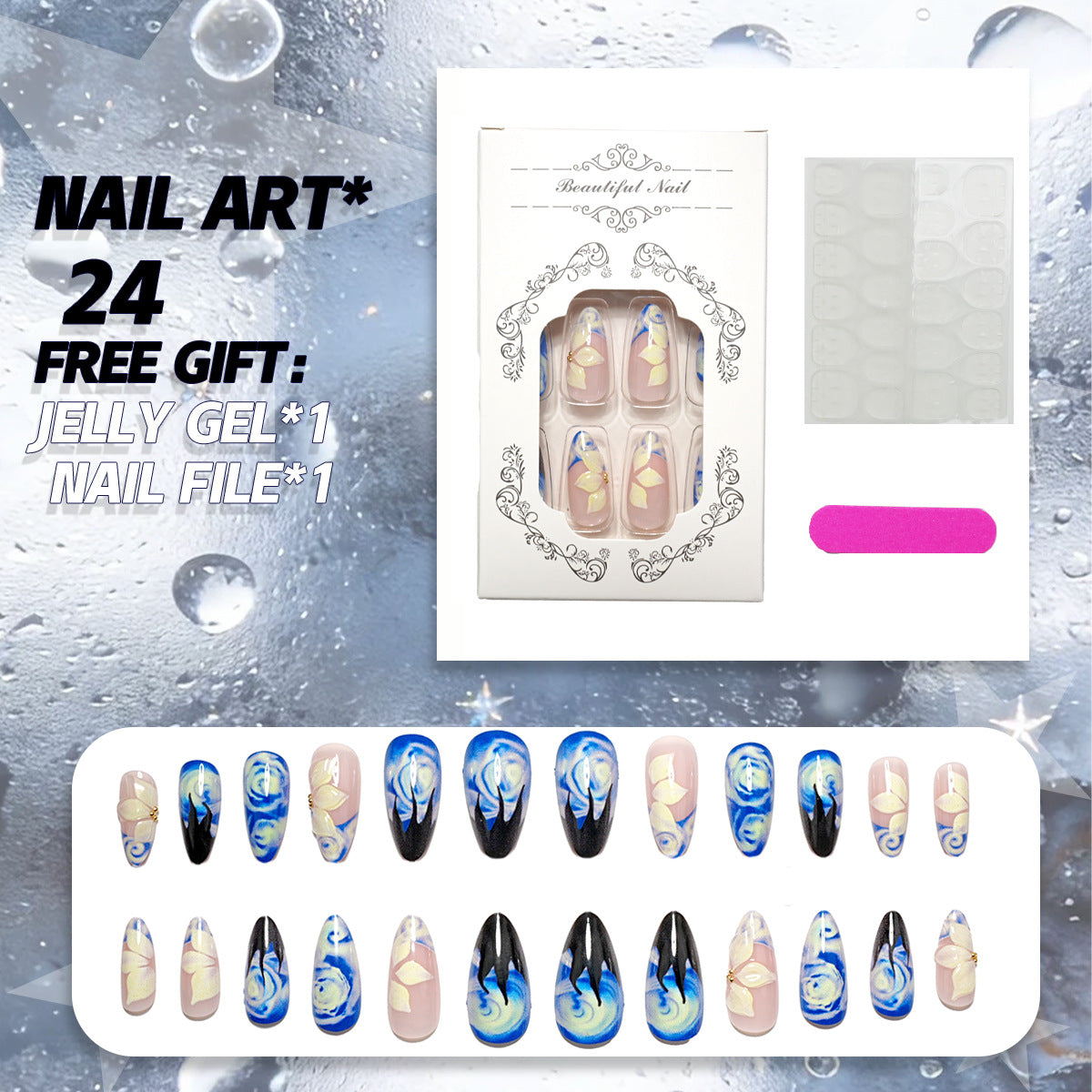 Dekorative Nagelkunst