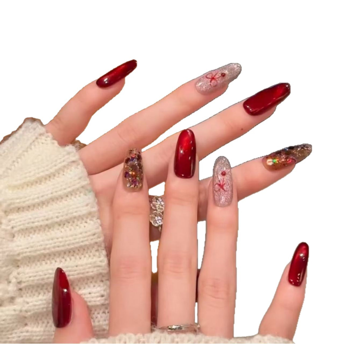 Premium dekorative Nagelverzierungen