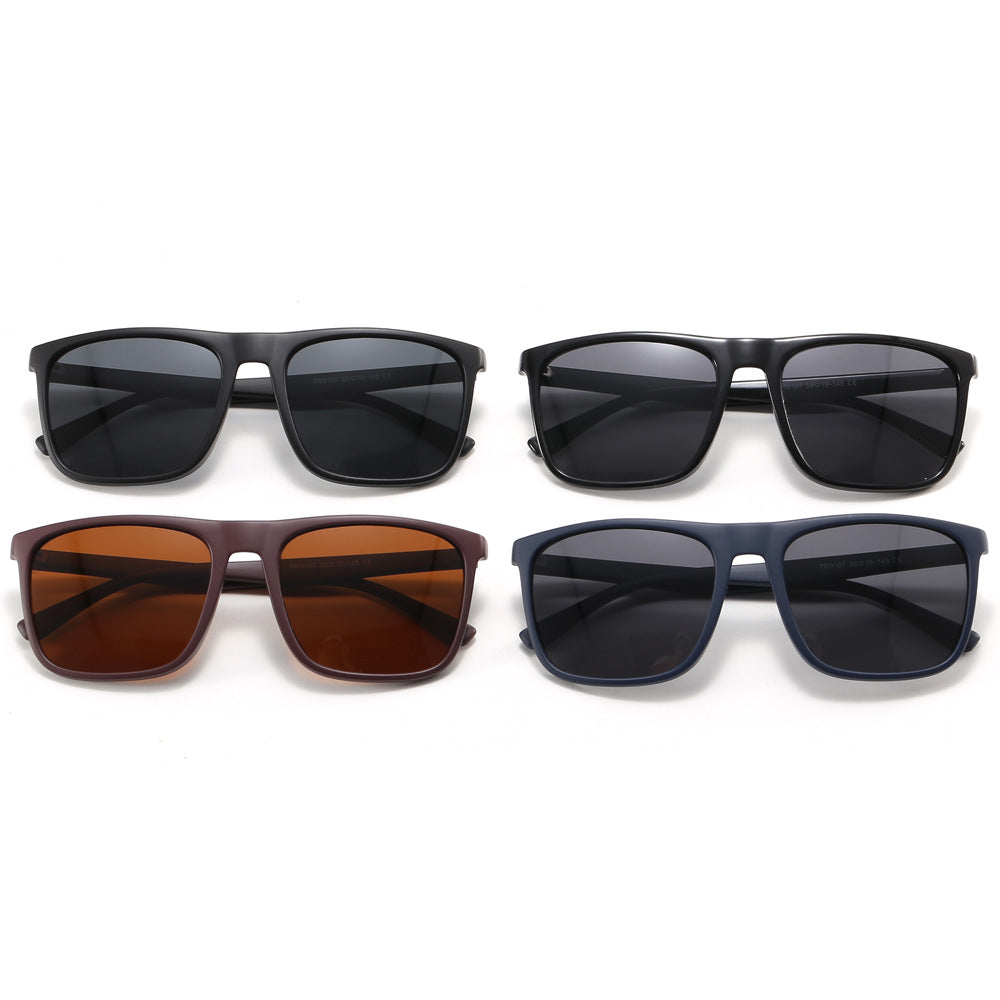 Damen moderne Sonnenbrille im minimalistischen Design Brehn