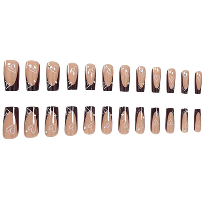 Herz-Druck Decorativen Nagelverbesserungen Brehn