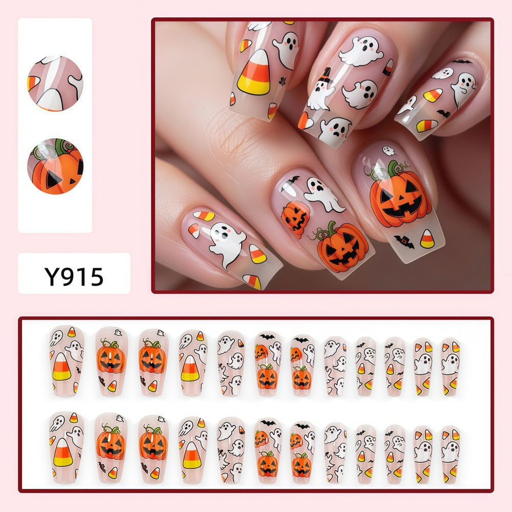 Kunstnägel Im Kreativen Halloween-Motiv Brehn
