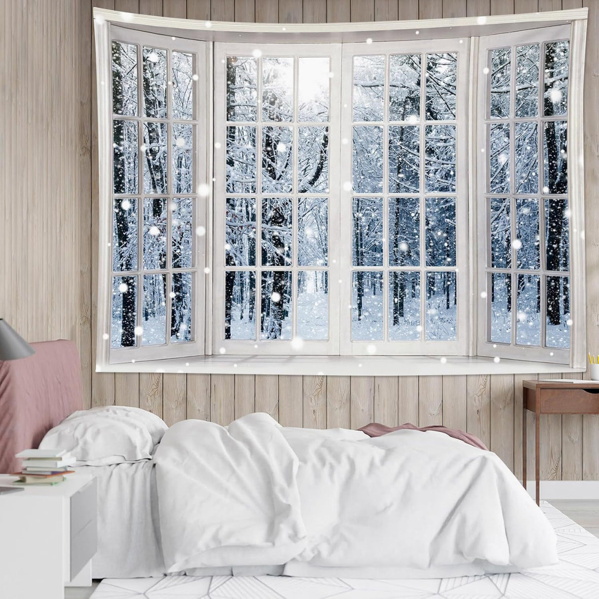 Winter-Themen Wohnzimmer Wandteppich