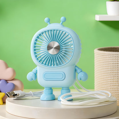 Damen niedlicher Tischventilator mit USB-Anschluss Brehn