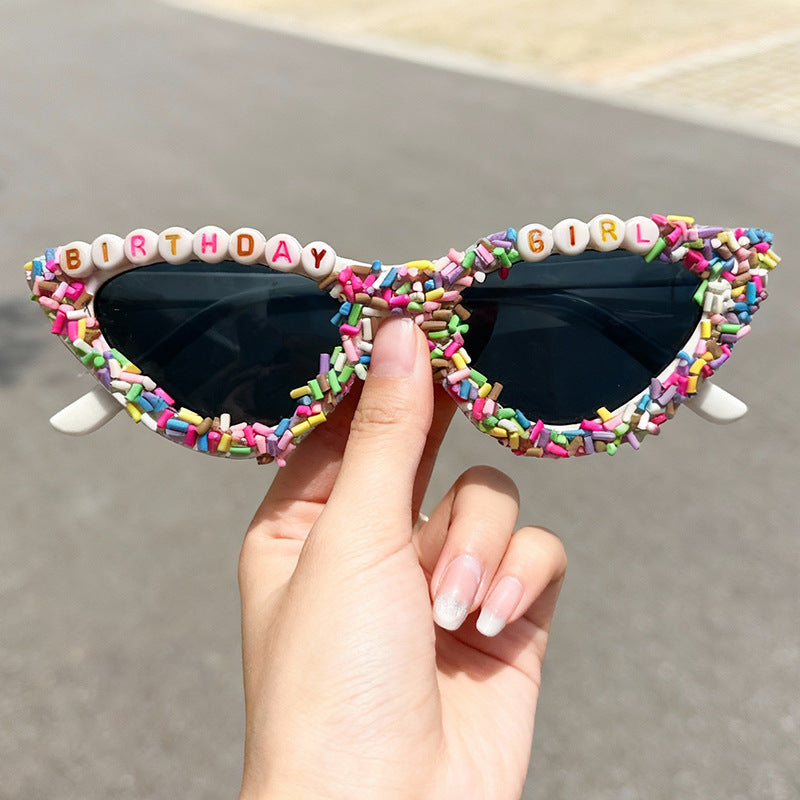 Spaß-Themen Katzenaugen Sonnenbrille Brehn