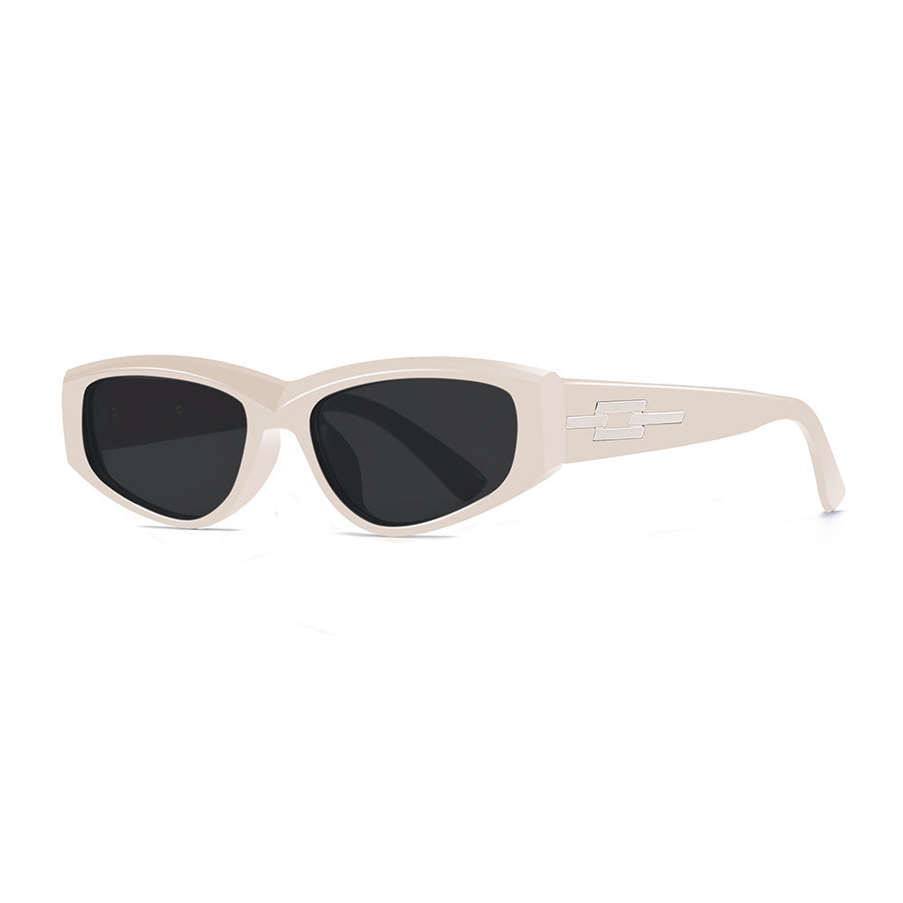 Damen Cat-Eye Sonnenbrille mit hochwertigem transparenten Rahmen und UV-Schutz Brehn