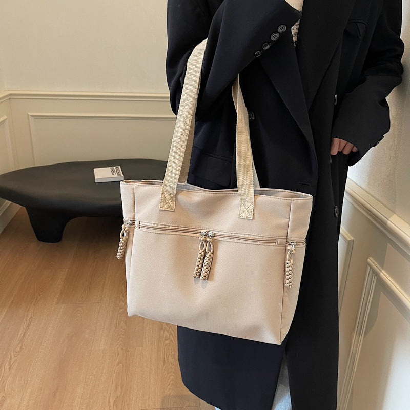 Vielseitige Reißverschluss-Canvas-Tasche Brehn