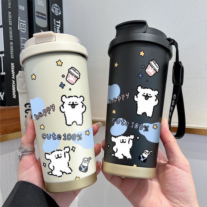 Damen Isolier-Kaffeebecher mit lustigem Hello Kitty Design Brehn