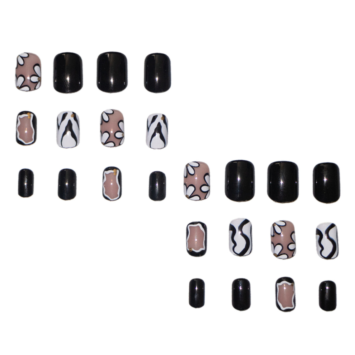 Künstlerisches Abstraktes Nagelkunstset  1790958005