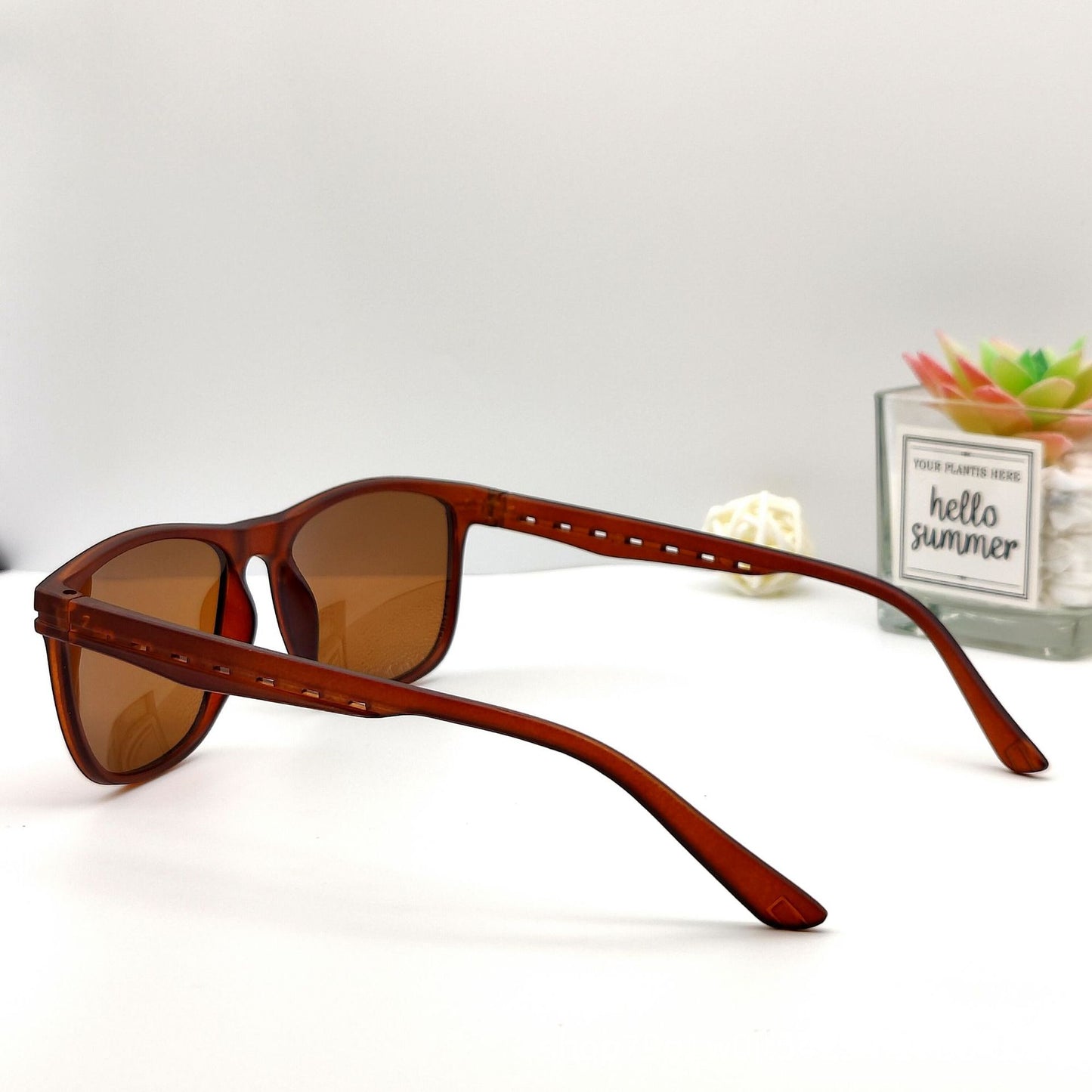 Herren stylische Sonnenbrille mit geschmeidigem Rahmen und polarized Gläsern Brehn