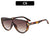 Elegante Übergroße Modische Schutzsonnenbrille
