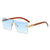 Damen oversized modische Sonnenbrille mit luxuriösen Holz- und Metallelementen Brehn
