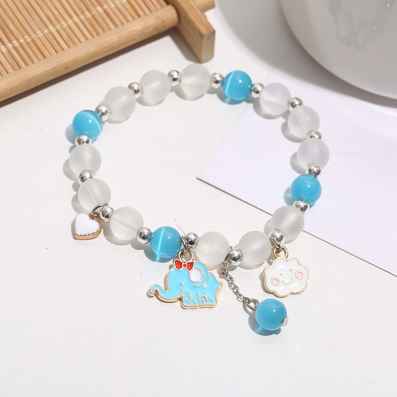 Delfin Charm Beaded Armband Brehn