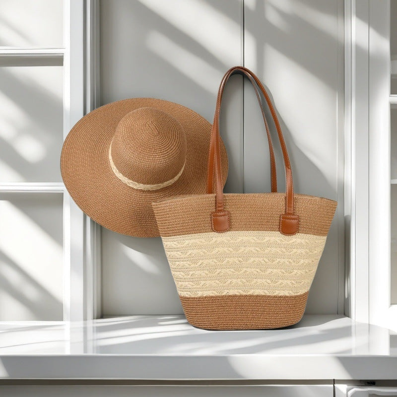 Strandtasche mit Bunten Streifen Brehn