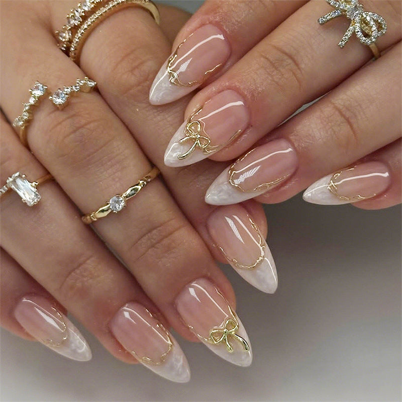 Elegante sculptierte Press-On-Nagelspitzen Brehn
